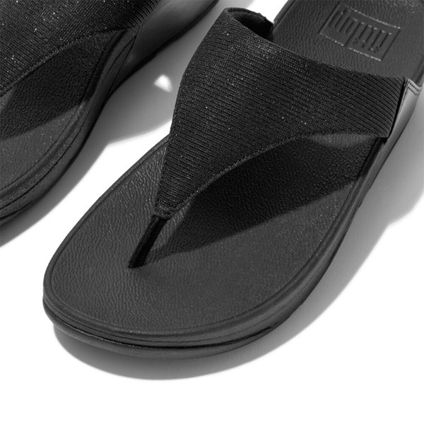 LULU Shimmerlux Toe-Post Sandals