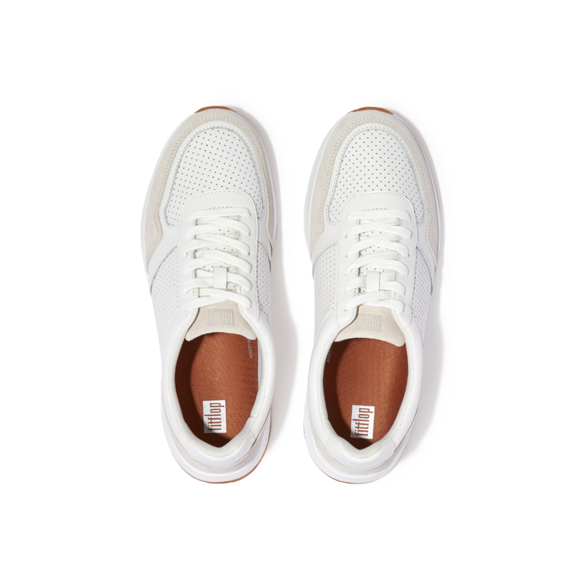 ANATOMIFLEX Men's Leather-Mix Sneakers - Urban White (GF6-194)