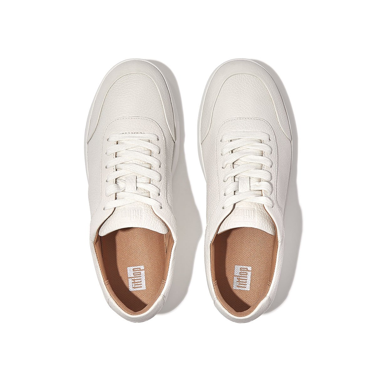 RALLY Women s Tumbled Leather Sneakers Urban White GS5 194