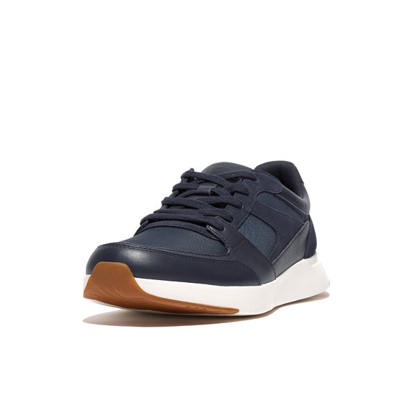 Anatomiflex Mens Material-Mix Panel Trainers
