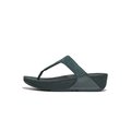 FitFlop LULU Crystal Embellished Toe-Post Sandals Midnight Navy front view
