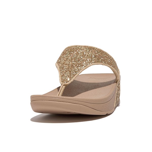 LULU Glitter Toe-Post Sandals