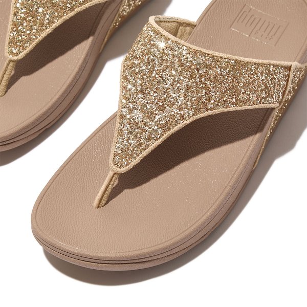 LULU Glitter Toe-Post Sandals