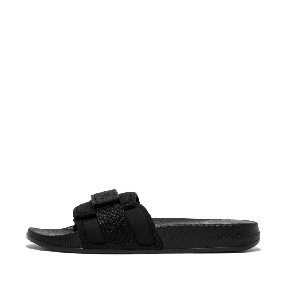 All black clearance gucci flip flops