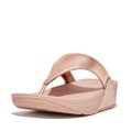 LULU Leather Toe-Post Sandals Tender Blush front view