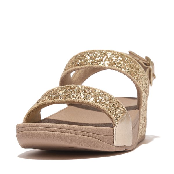 LULU Glitter Back-Strap Sandals 