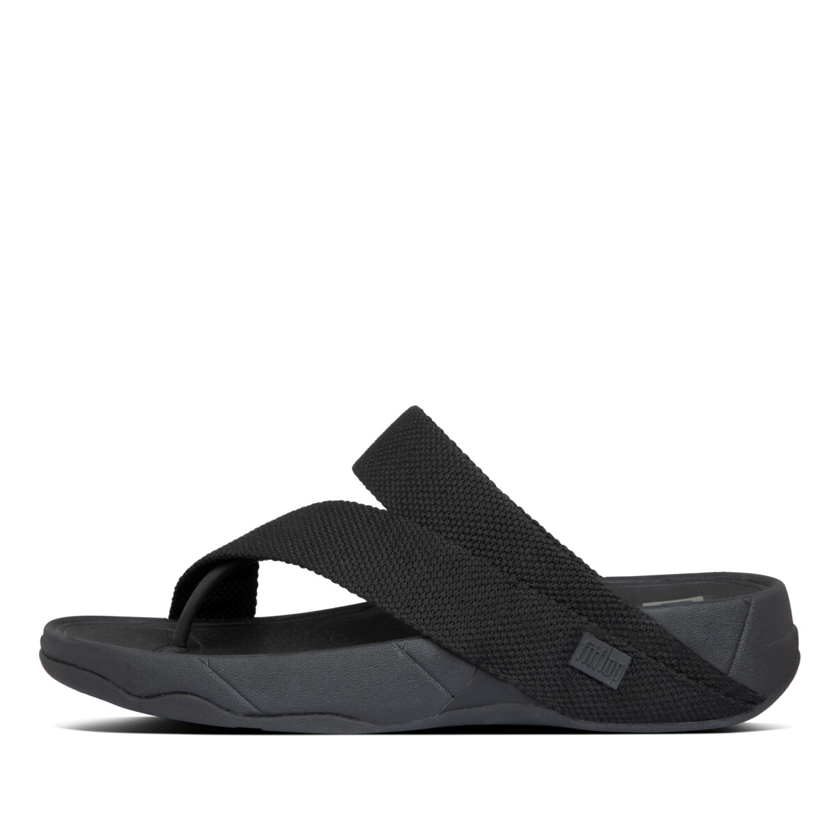 SLING Mens Weave Toe-Post Sandals - Black (AP9-001) | FitFlop Singapore