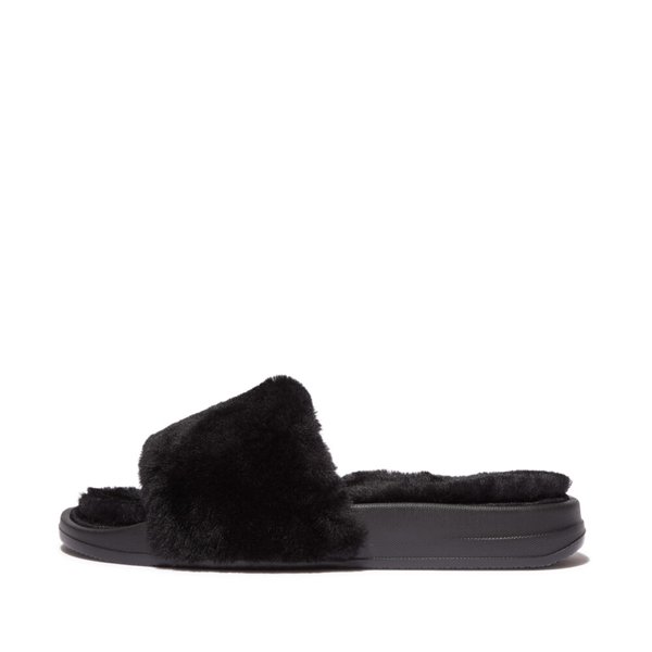 IQUSHION Shearling Slides