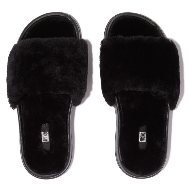 IQUSHION Shearling Slides