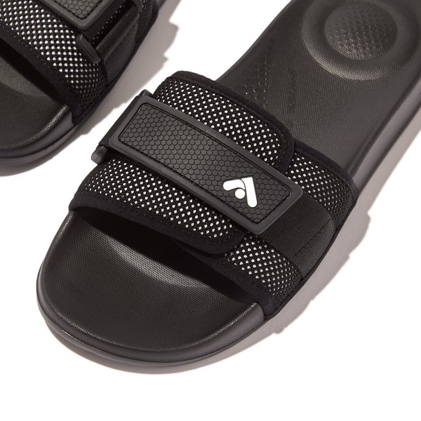 IQUSHION Adjustable Water-Resistant Knit Pool Slides 