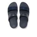 FitFlop LULU Crystal Embellished Slides Midnight Navy top view