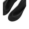 FitFlop iQUSHION Ergonomic Flip-Flops black close up