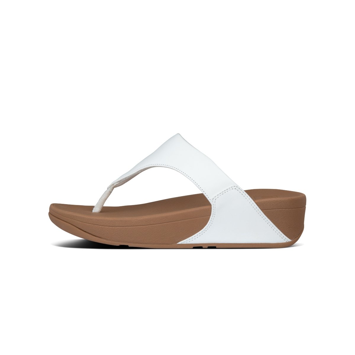 LULU Women Leather Toe-Post Sandals - White (I88-024) | FitFlop Singapore
