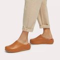 FitFlop SHUV Leather Clogs Light Tan style shot