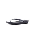 FitFlop iQUSHION Ergonomic Flip-Flops Midnight Navy side view