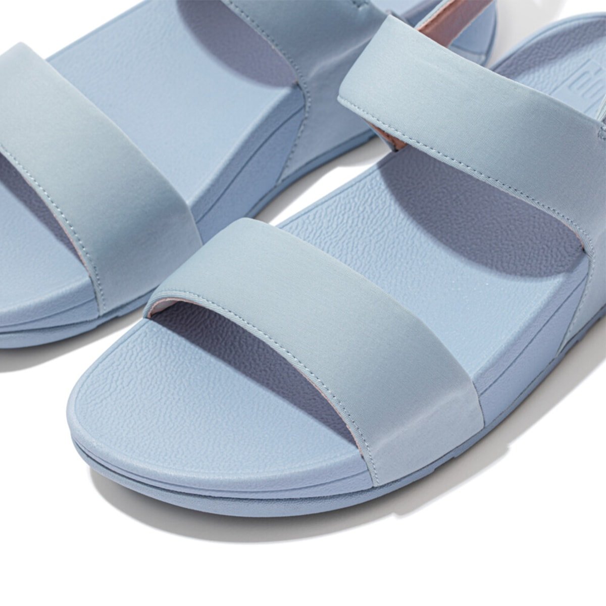 LULU Back-Strap Sandals Pale Blue close up