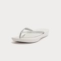 FitFlop iQUSHION Ergonomic Flip-Flops Silver side view