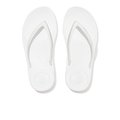 FitFlop iQUSHION Ergonomic Flip-Flops Urban White top view