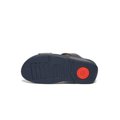 FitFlop LULU Leather Slides Midnight Navy outsole