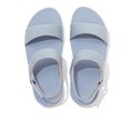 LULU Back-Strap Sandals Pale Blue top view