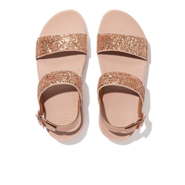 LULU Glitter Back-Strap Sandals