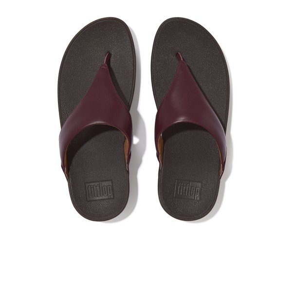 LULU Leather Toe-Post Sandals