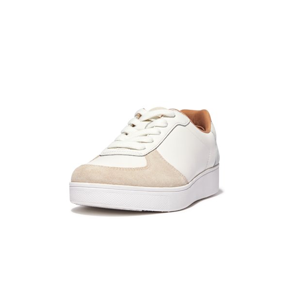 RALLY Leather Suede Panel Sneakers